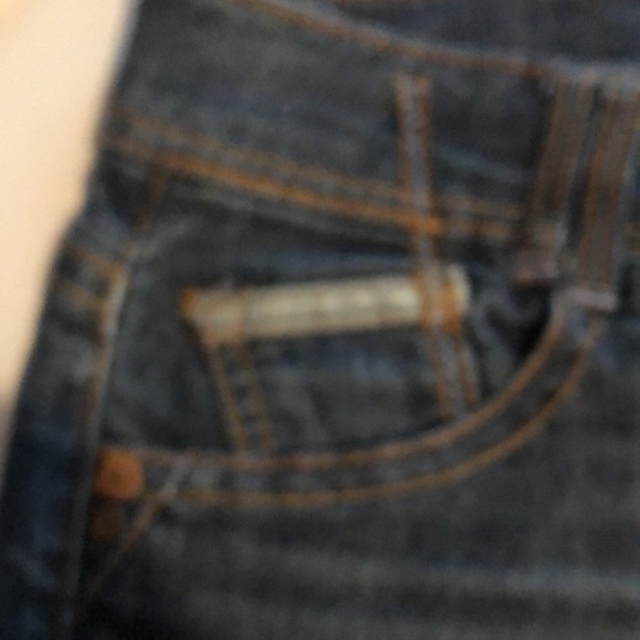 Sequin hearts denim shorts, sz 9 - Picture 4 of 6